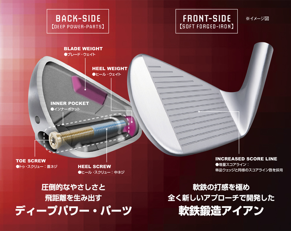 Ray TYPE R IRON | ロマロオフィシャルサイト