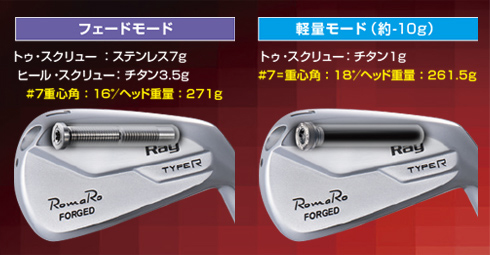 Ray TYPE R IRON | ロマロオフィシャルサイト
